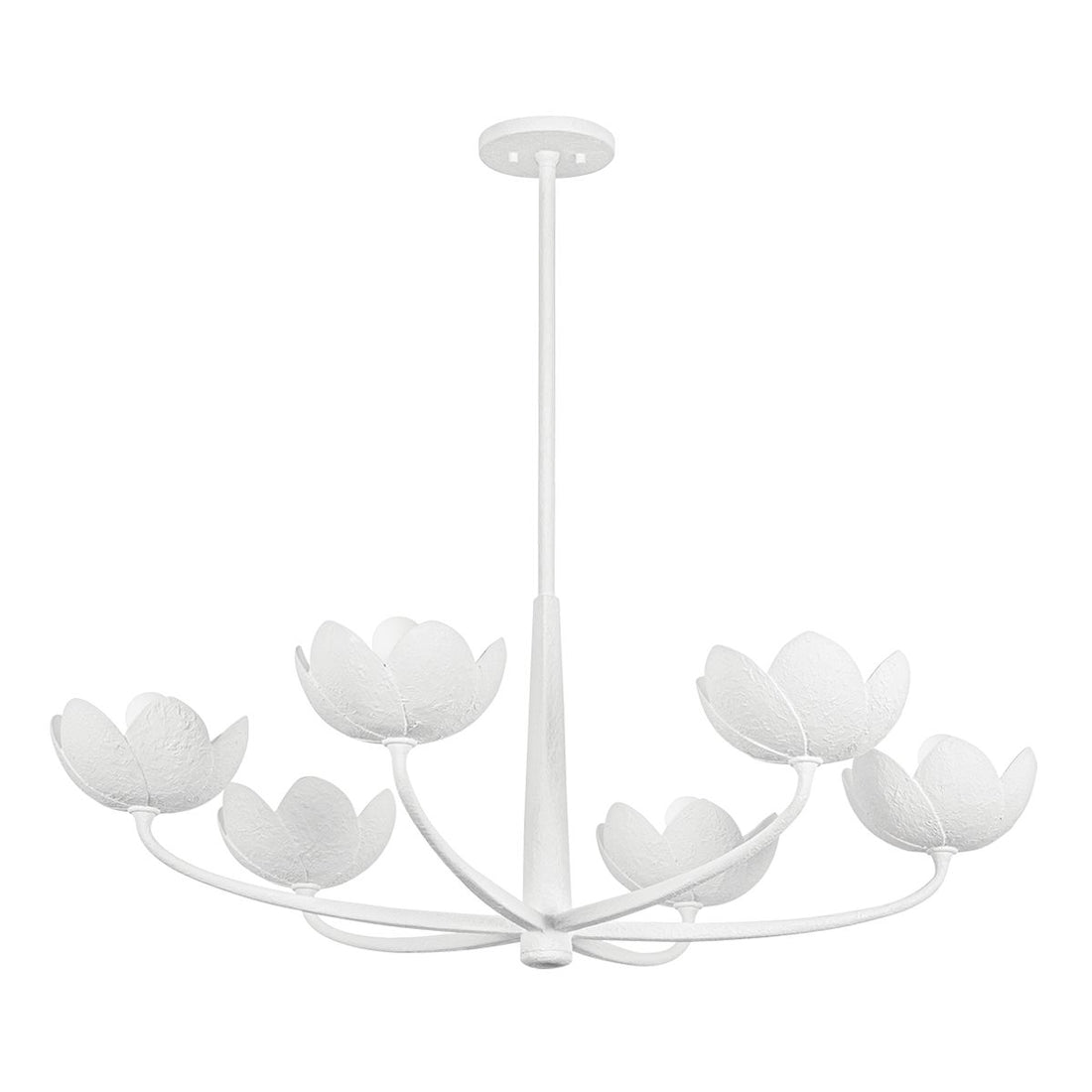 KoKo's Room - Textural White Floral Chandelier